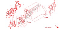 ONTSTEKING VERSNELLING HOUDER/VLIEGWIEL BEHUIZING(DIESEL) voor Honda CIVIC 1.7S 5 deuren 5-versnellings handgeschakelde versnellingsbak 2004