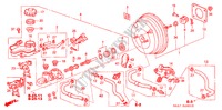 REM HOOFDCILINDER/ HOOFDSPANNING(RH) voor Honda CIVIC 1.4E 5 deuren 5-versnellings handgeschakelde versnellingsbak 2004