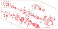 STARTMOTOR(DENSO) (3) voor Honda CIVIC 2.0VSA 5 deuren 5-versnellings handgeschakelde versnellingsbak 2004