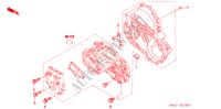TRANSMISSIE OPHANGING (DIESEL) voor Honda CIVIC 1.7S 5 deuren 5-versnellings handgeschakelde versnellingsbak 2004