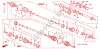 VOOR AANDRIJFAS voor Honda CIVIC 1.6S 5 deuren 5-versnellings handgeschakelde versnellingsbak 2003