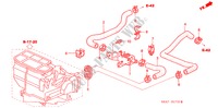 WATERKLEP(LH)(DIESEL) voor Honda CIVIC 1.7S 5 deuren 5-versnellings handgeschakelde versnellingsbak 2004