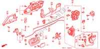 ACHTER PORTIER SLOTEN/BUITEN HENDEL voor Honda CIVIC 1.6LS 5 deuren 4-traps automatische versnellingsbak 2005