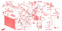 AIRCONDITIONER(SLANGEN/PIJPEN) (LH) voor Honda CIVIC 1.6LS 5 deuren 4-traps automatische versnellingsbak 2005