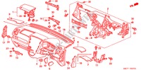 INSTRUMENTEN PANEEL(RH) voor Honda CIVIC 1.4SE 5 deuren 4-traps automatische versnellingsbak 2005