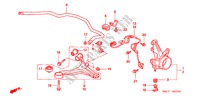 KNOKKEL voor Honda CIVIC 1.6SE    EXECUTIVE 5 deuren 5-versnellings handgeschakelde versnellingsbak 2005