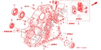 KOPPEL CONVERTER HUIS voor Honda CIVIC 170I 5 deuren 4-traps automatische versnellingsbak 2005