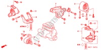 MOTOR BEVESTIGINGEN(AT) voor Honda CIVIC 1.6SE 5 deuren 4-traps automatische versnellingsbak 2005