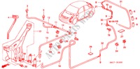 RUITESPROEIER(1) voor Honda CIVIC 1.4S 5 deuren 5-versnellings handgeschakelde versnellingsbak 2005