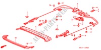 SCHUIFDAK KOMPONENTEN voor Honda CIVIC 1.6ES 5 deuren 4-traps automatische versnellingsbak 2005