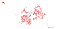 TRANSMISSIE PAKKING SET (DIESEL) voor Honda CIVIC 1.7SE 5 deuren 5-versnellings handgeschakelde versnellingsbak 2005