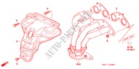 UITLAAT SPRUITSTUK(1) voor Honda CIVIC 1.4SE 5 deuren 4-traps automatische versnellingsbak 2005