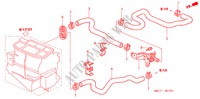 WATERKLEP(RH)(1.4L/1.5L/1.6L/1.7L) voor Honda CIVIC 1.6SE    EXECUTIVE 5 deuren 4-traps automatische versnellingsbak 2005