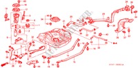 BRANDSTOF TANK(2) voor Honda STREAM 2.0SI 5 deuren 5-traps automatische versnellingsbak 2003