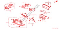 INSTRUMENTEN AFWERKING(LH)(BESTUURDERZIJKANT) voor Honda STREAM 1.7ES 5 deuren 5-versnellings handgeschakelde versnellingsbak 2001