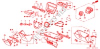 INSTRUMENTEN AFWERKING(LH)(PASSAGIERZIJKANT) voor Honda STREAM 2.0SI 5 deuren 5-traps automatische versnellingsbak 2002