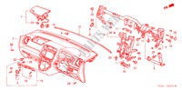 INSTRUMENTEN PANEEL(RH) voor Honda STREAM 2.0SE 5 deuren 5-versnellings handgeschakelde versnellingsbak 2004