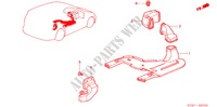 KANAAL(LH) voor Honda STREAM 2.0ES 5 deuren 5-traps automatische versnellingsbak 2001