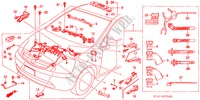 MOTOR BEDRADINGSBUNDEL (1.7L) voor Honda STREAM 1.7S 5 deuren 5-versnellings handgeschakelde versnellingsbak 2001