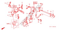 P.S. LEIDINGEN (1.7L) (RH) voor Honda STREAM 1.7ES 5 deuren 5-versnellings handgeschakelde versnellingsbak 2003