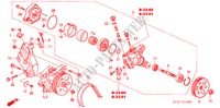 P.S. POMP/ HOUDER(1.7L) voor Honda STREAM 1.7S 5 deuren 5-versnellings handgeschakelde versnellingsbak 2001