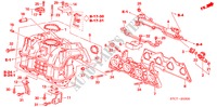 INLAAT SPRUITSTUK(1.7L) voor Honda STREAM ES 5 deuren 5-versnellings handgeschakelde versnellingsbak 2005