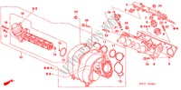 INLAAT SPRUITSTUK(2.0L) voor Honda STREAM SI-L 5 deuren 5-versnellings handgeschakelde versnellingsbak 2005