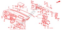 INSTRUMENTEN PANEEL(LH) voor Honda STREAM 2.0 LS 5 deuren 5-traps automatische versnellingsbak 2005