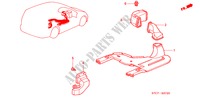 KANAAL(LH) voor Honda STREAM SI 5 deuren 5-versnellings handgeschakelde versnellingsbak 2005