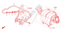 ONTLUCHTSLANG(2.0L) voor Honda STREAM SI 5 deuren 5-traps automatische versnellingsbak 2005