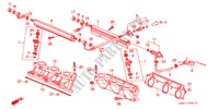 BRANDSTOF INSPUIT(V6)(1) voor Honda ACCORD COUPE 3.0IV6 2 deuren 4-traps automatische versnellingsbak 1998