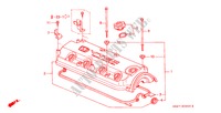 CILINDERKOP AFDEKKING(L4) voor Honda ACCORD COUPE 2.0IES 2 deuren 4-traps automatische versnellingsbak 1999