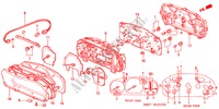 COMBINATIEMETER(L4) voor Honda ACCORD COUPE 2.0IES 2 deuren 4-traps automatische versnellingsbak 2001