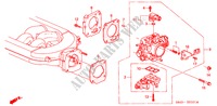GAS HUIS(V6) voor Honda ACCORD COUPE 3.0IV6 2 deuren 4-traps automatische versnellingsbak 2001