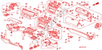 INSTRUMENTEN AFWERKING(LH) voor Honda ACCORD COUPE 3.0IV6 2 deuren 4-traps automatische versnellingsbak 2002