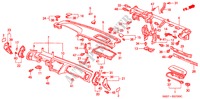INSTRUMENTEN PANEEL(LH) voor Honda ACCORD COUPE 2.0IES 2 deuren 5-versnellings handgeschakelde versnellingsbak 2002