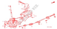 KEUZEHENDEL(LH) voor Honda ACCORD COUPE VTI 2 deuren 4-traps automatische versnellingsbak 2000