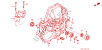 KOPPELING BEHUIZING voor Honda ACCORD COUPE 2.0IES 2 deuren 5-versnellings handgeschakelde versnellingsbak 2002