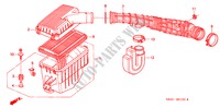 LUCHTFILTER(L4) voor Honda ACCORD COUPE 2.0ILS 2 deuren 4-traps automatische versnellingsbak 1998