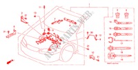MOTOR BEDRADINGSBUNDEL(L4) (LH) voor Honda ACCORD COUPE 2.0IES 2 deuren 4-traps automatische versnellingsbak 1998