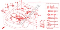 MOTOR BEDRADINGSBUNDEL(V6) (RH) voor Honda ACCORD COUPE 3.0IV6 2 deuren 4-traps automatische versnellingsbak 2001