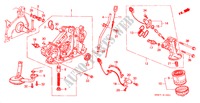 OLIEPOMP/OLIEZEEF (V6) voor Honda ACCORD COUPE 3.0IV6 2 deuren 4-traps automatische versnellingsbak 2001