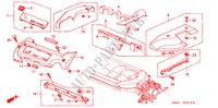 SPRUITSTUK AFDEKKING(2) voor Honda ACCORD COUPE 3.0IV6 2 deuren 4-traps automatische versnellingsbak 2002