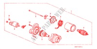 STARTMOTOR(MITSUBA) (L4) voor Honda ACCORD COUPE 2.0IES 2 deuren 4-traps automatische versnellingsbak 2002
