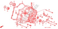 TRANSMISSIE BEHUIZING(V6) voor Honda ACCORD COUPE 3.0IV6 2 deuren 4-traps automatische versnellingsbak 2001
