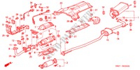 UITLAATPIJP(L4) voor Honda ACCORD COUPE 2.0IES 2 deuren 4-traps automatische versnellingsbak 2002