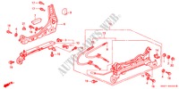 V. ZITTING COMPONENTEN (R.)(1) voor Honda ACCORD COUPE 2.0IES 2 deuren 4-traps automatische versnellingsbak 2002