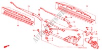 VOOR RUITESPROEIER (LH) voor Honda ACCORD COUPE 2.0IES 2 deuren 4-traps automatische versnellingsbak 2001
