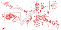 WATERPOMP/SENSOR(V6) voor Honda ACCORD COUPE 3.0IV6 2 deuren 4-traps automatische versnellingsbak 2000