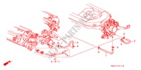 WATERSLANG(V6) voor Honda ACCORD COUPE 3.0IV6 2 deuren 4-traps automatische versnellingsbak 2000